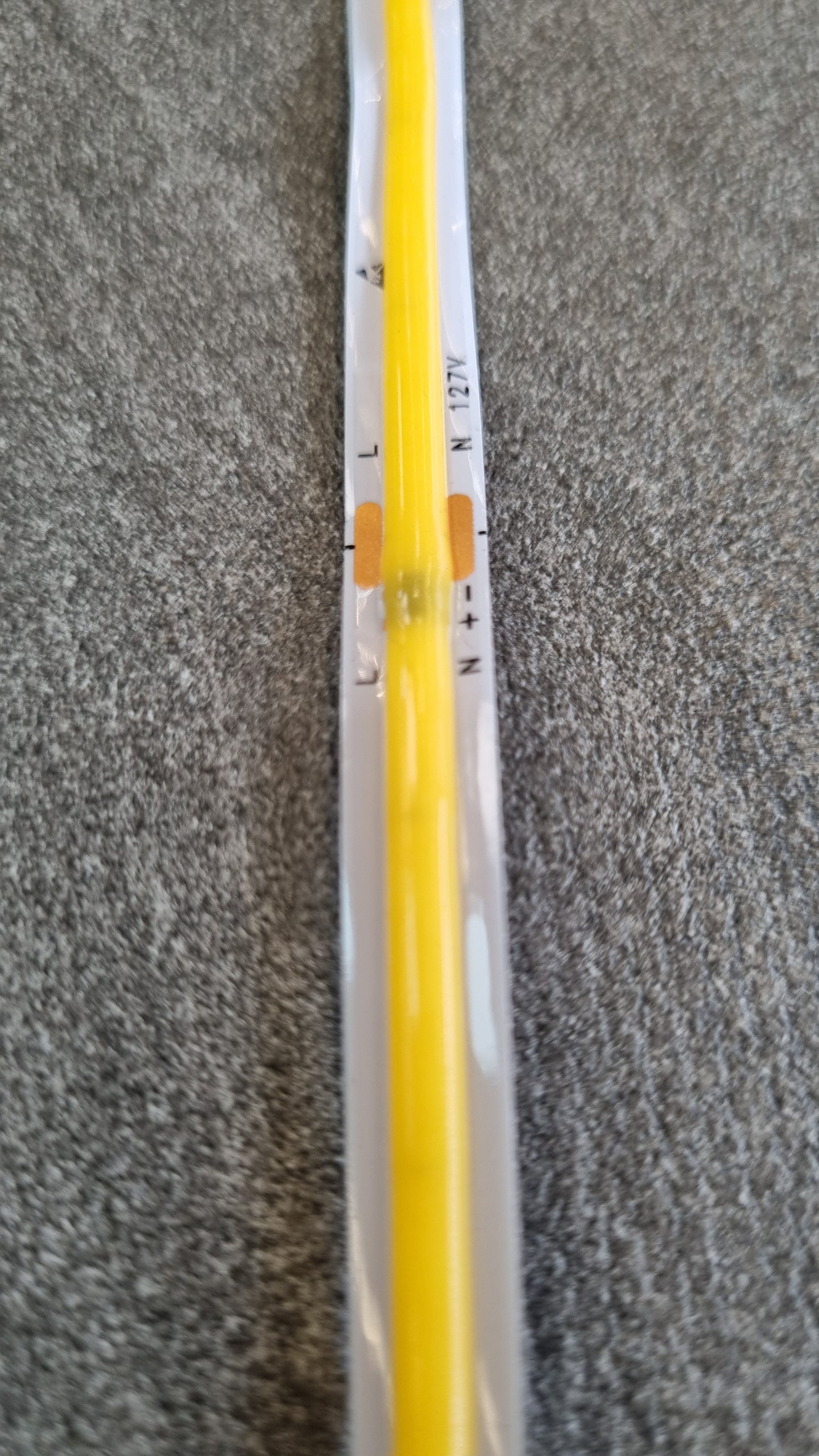 Fita Led Cob Branco Quente - Ligação direta em 127V