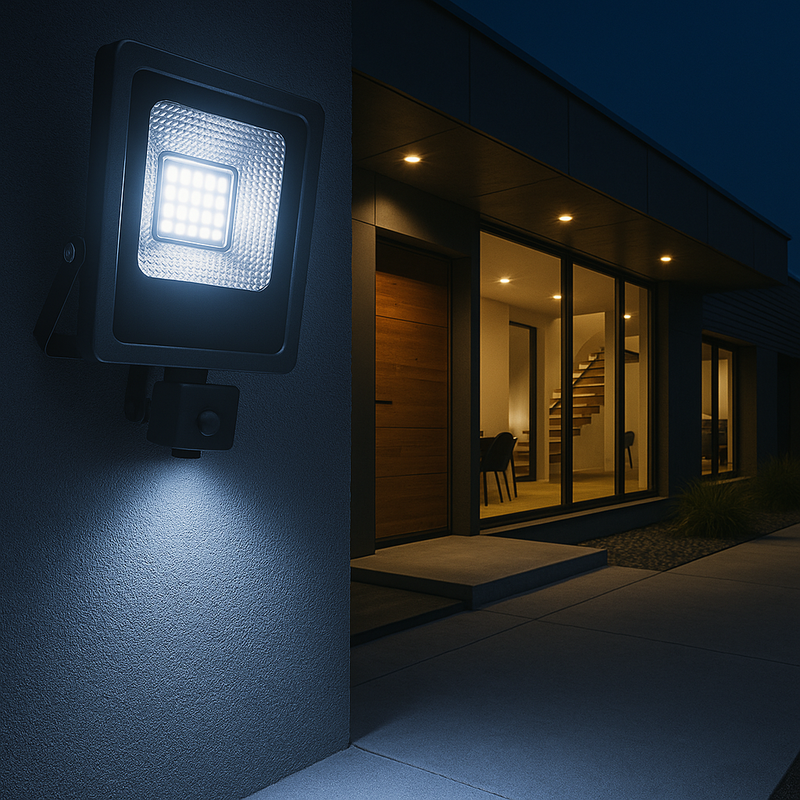 Refletor LED 50W com Sensor de Presença