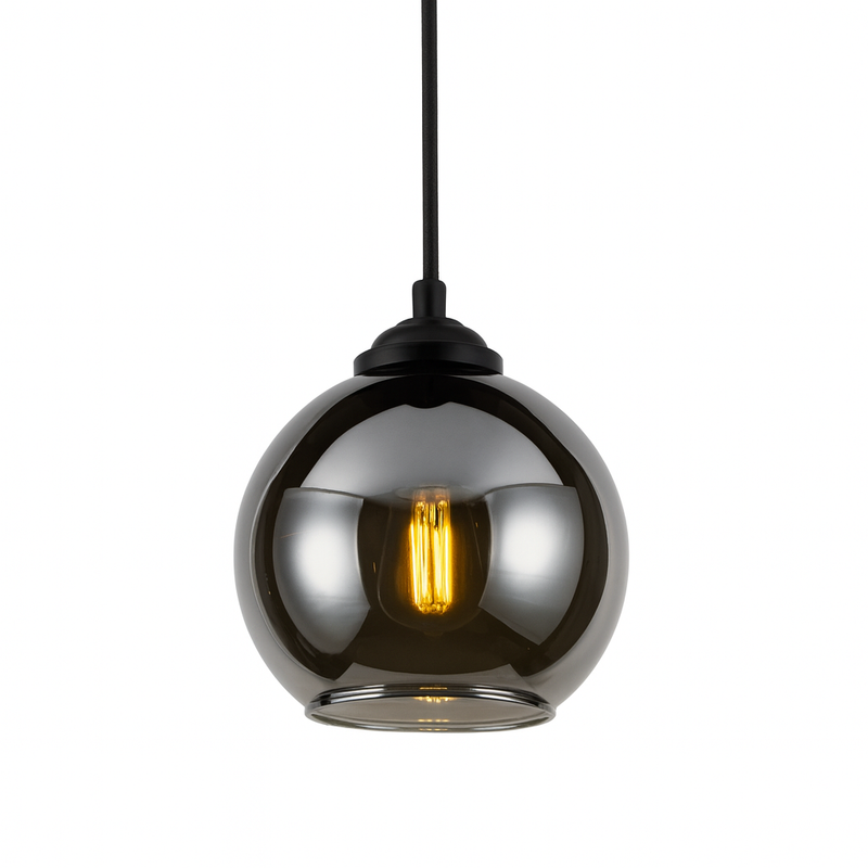 Pendente Globo Esfera Fumê