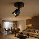 Spot Direcionável com Canopla 6500K – Opus Preto