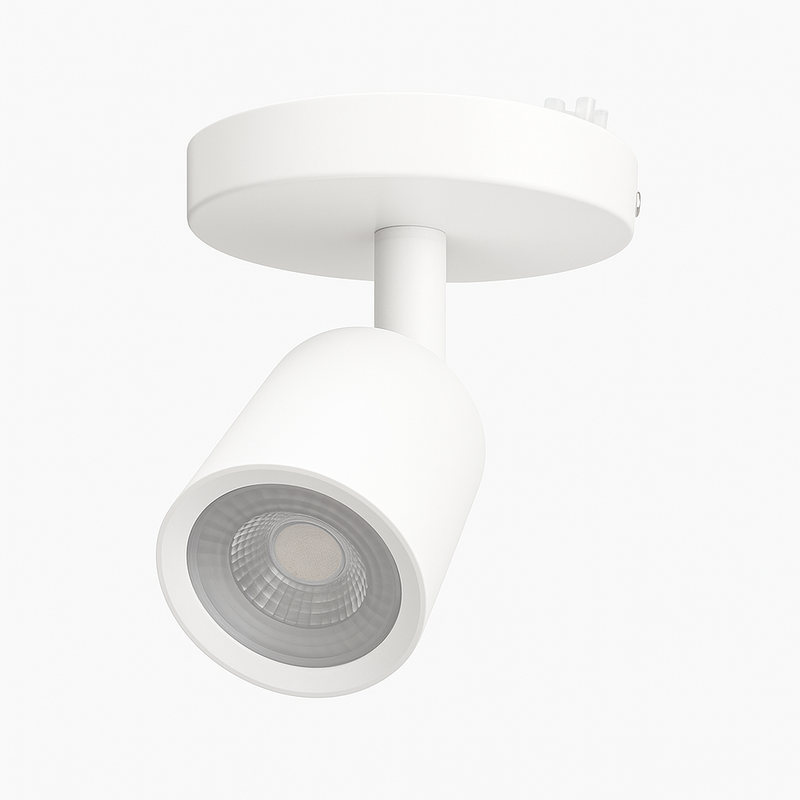 Spot Direcionável com Canopla 6500K – Opus Branco