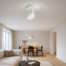 Spot Direcionável com Canopla 6500K – Opus Branco