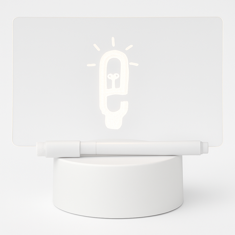 Luminária LED 3D Tipo Lousa
