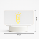 Luminária LED 3D Tipo Lousa