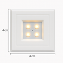 MINI SPOT POP QUAD BRANCO 6000K PIX