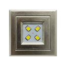 MINI SPOT POP 1W QUADRADO CROMADO 6000K