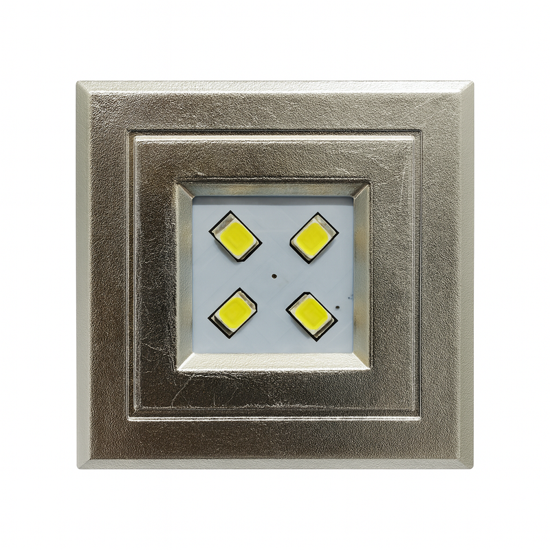 MINI SPOT POP 1W QUADRADO CROMADO 6000K