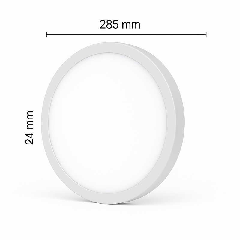 PAINEL REDONDO DE SOBREPOR 24W – 4000K
