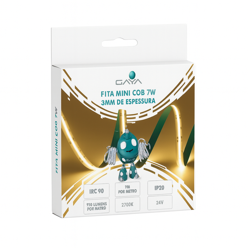 Fita de LED Mini COB 7W 2700K