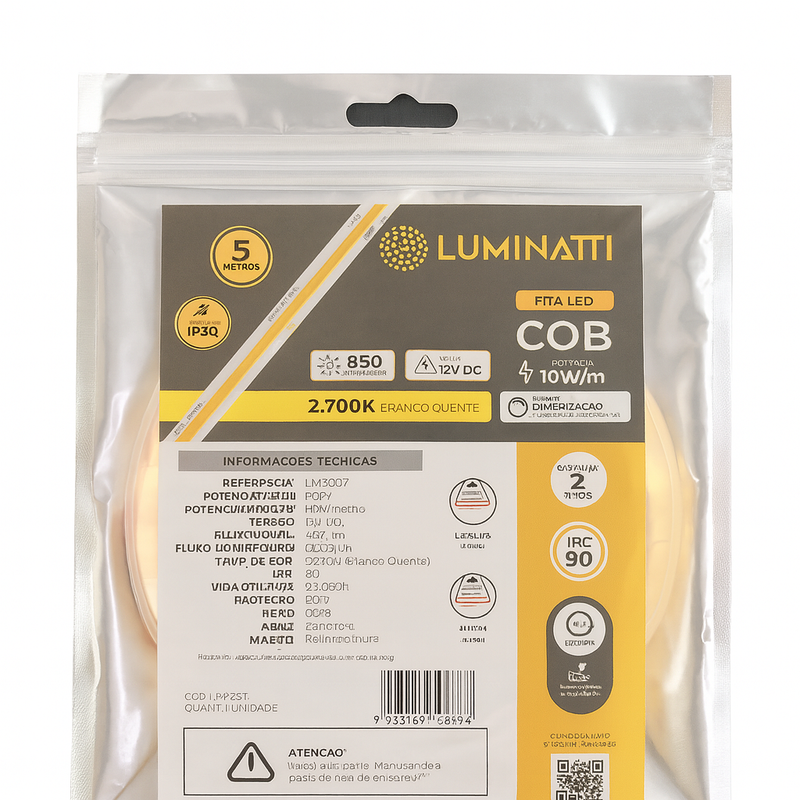 Fita LED COB Luminatti 10W 2700K