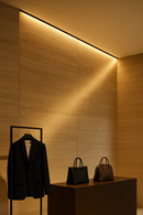 Perfil para Fita LED Preto em Alumínio 24x07