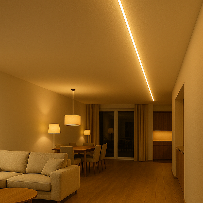 Fita LED COB 240 Leds Luminatti 18W 3000K