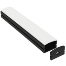 Perfil de Alumínio para Fita LED 17x07 Preto 3m