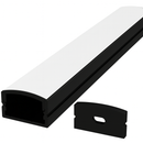 Perfil de Alumínio para Fita LED 17x07 Preto 2m