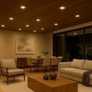 Spot Embutir Recuado Quadrado Branco MR16