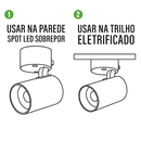 Spot LED 2 em 1 Embuled