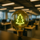 Lâmpada LED Filamento Árvore de Natal