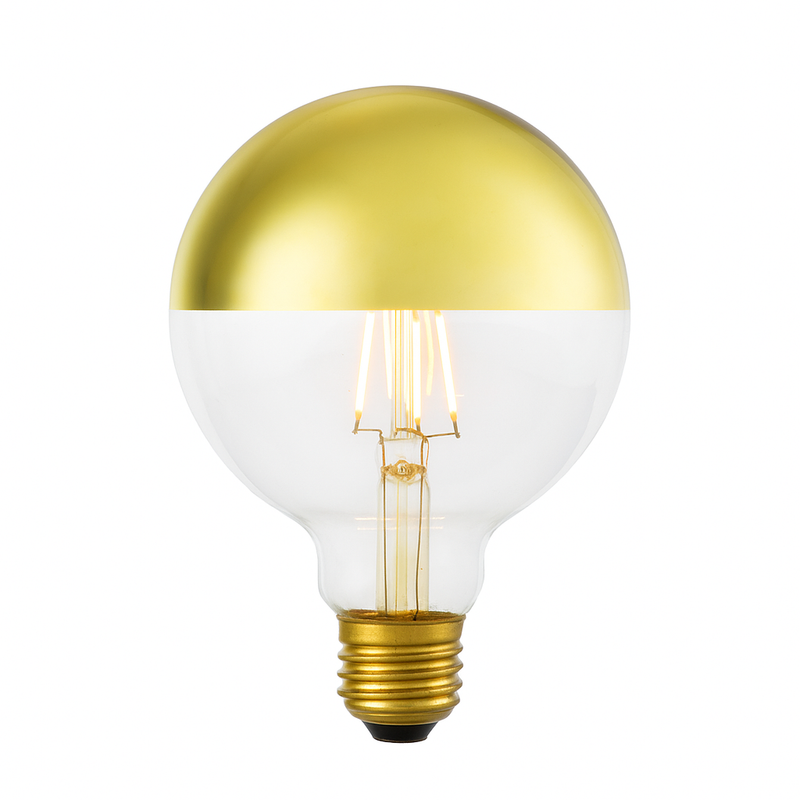 Lâmpada LED Defletora Dourado