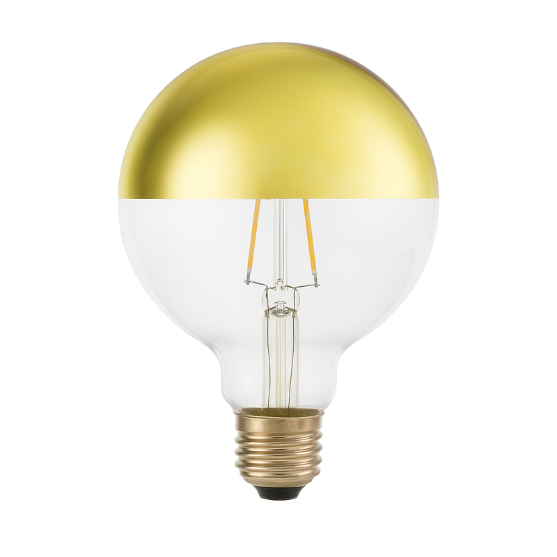 Lâmpada LED Defletora Dourado