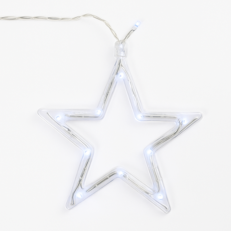 Cascata 138 LEDs Estrela 8 Funções