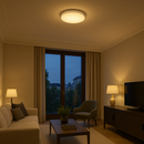 Painel LED 2 em 1 Redondo 18W 3000K