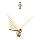 Pendente Borboleta 6W 3000K Dourado