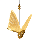 Pendente Borboleta 6W 3000K Dourado