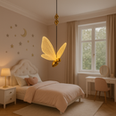 Pendente Borboleta 6W 3000K Dourado