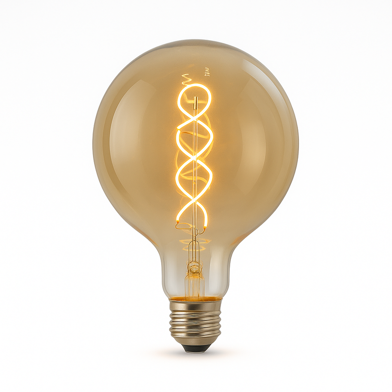 Lâmpada Filamento LED Globo Fumê