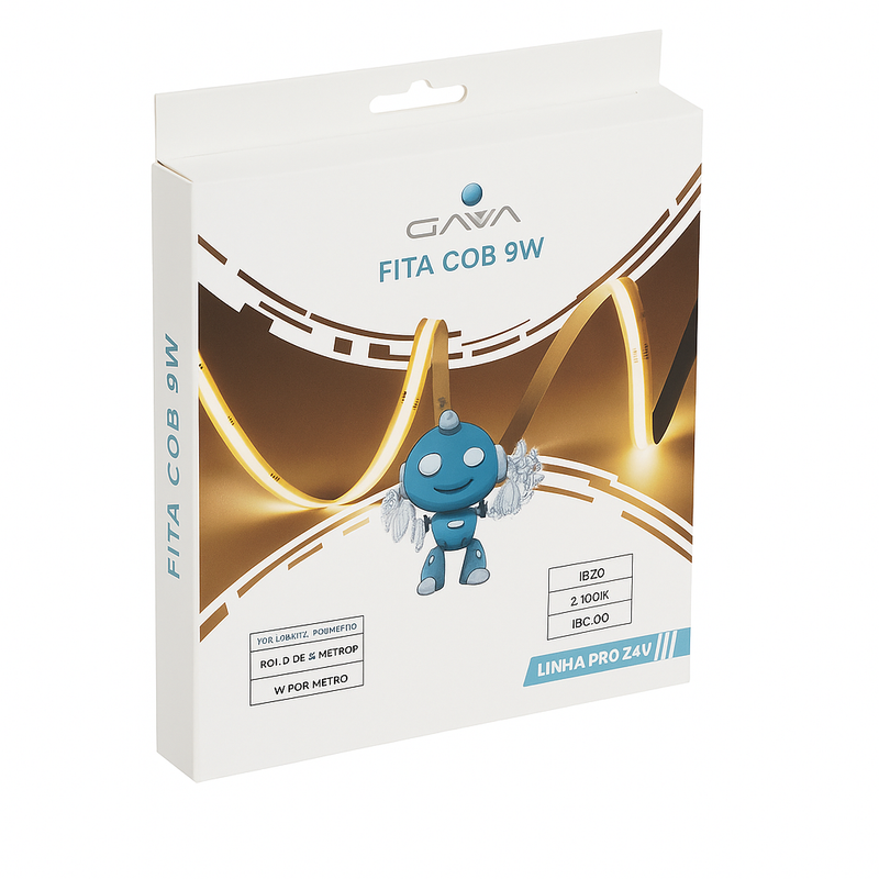 Fita LED COB 9W 2700K 5 Metros