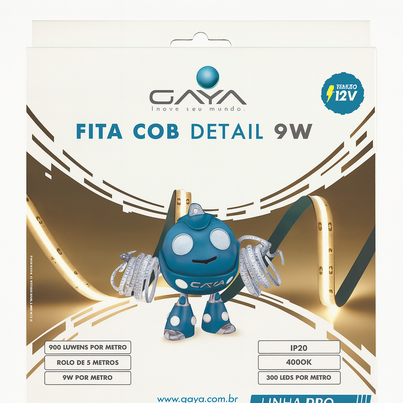 Fita LED COB Detail 9W 4000K