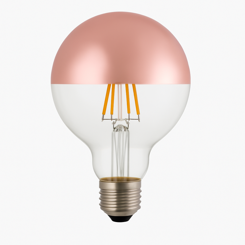 Lâmpada Filamento LED Defletora Gold Rose