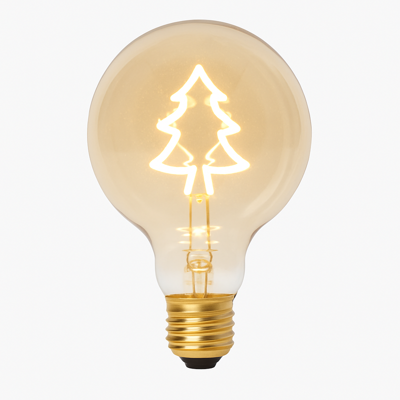 Lâmpada LED Filamento Árvore de Natal