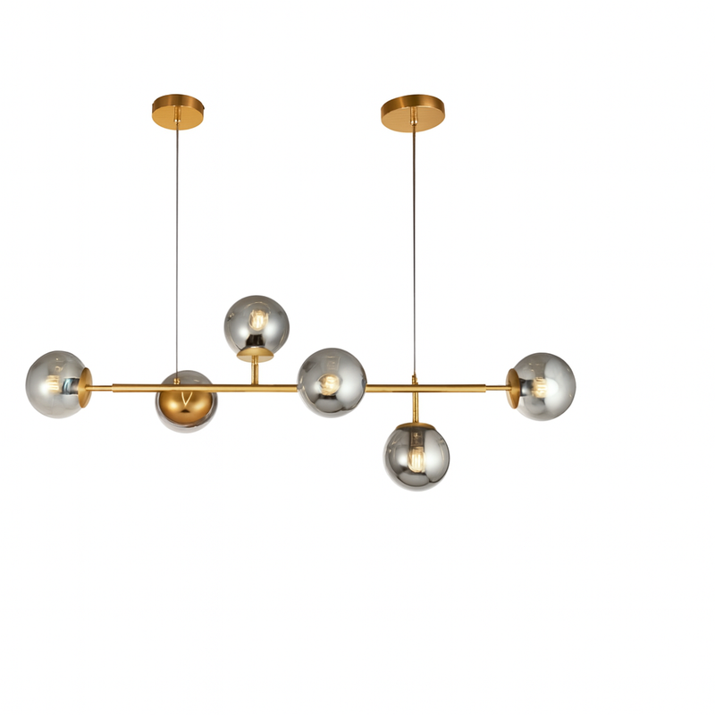 Pendente Luminária Molecular Dourada LM-005