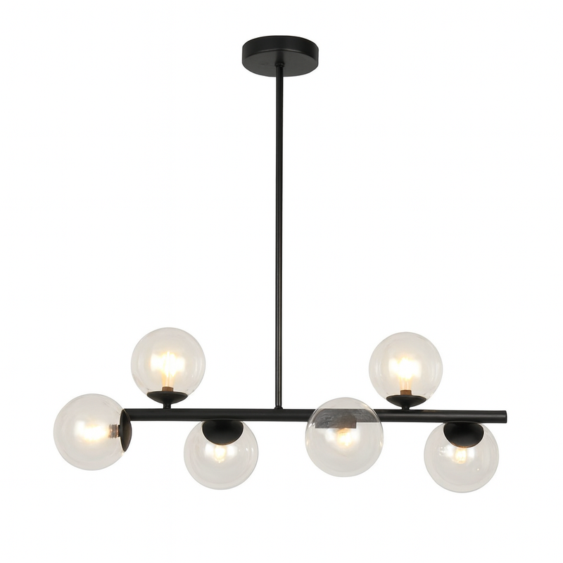 Pendente Luminária Molecular Preto LM-003