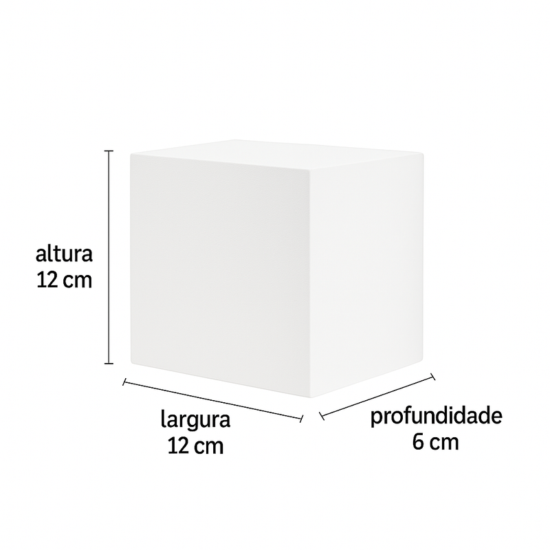 Arandela de Parede Preta