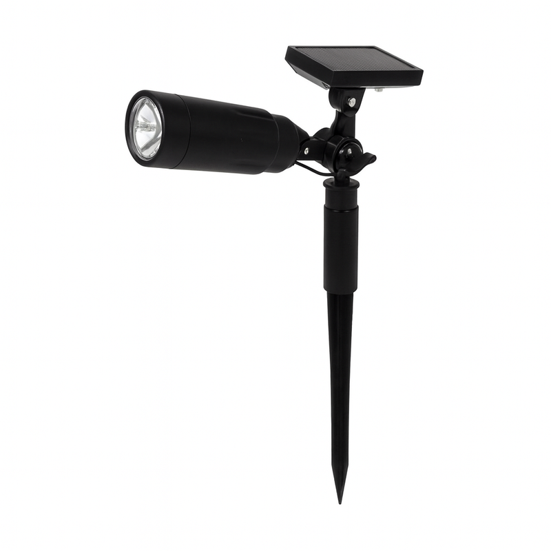 Espeto Solar LED Preto 6500K