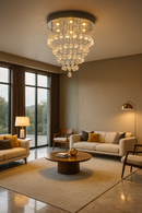 Lustre Cristal Pirâmide