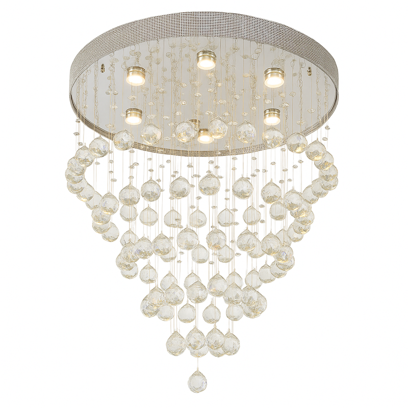 Lustre Cristal Pirâmide