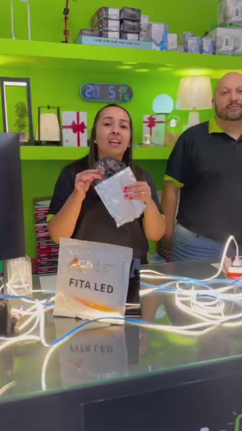 Fita Led Cob Branco Quente - Ligação direta em 127V