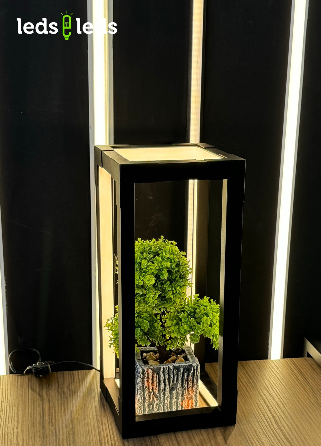 Abajur Minimalista com Moldura Led