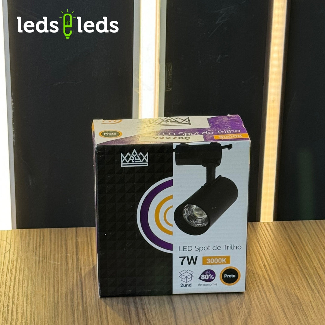 Spot Led de Trilho 7w