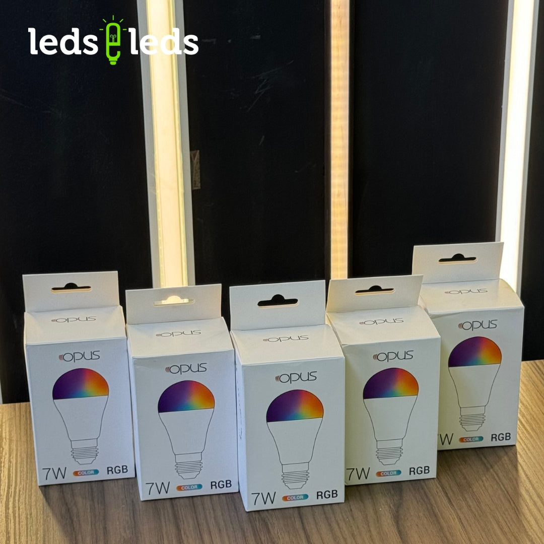 Lâmpada Led Rgb com Controladora 7w