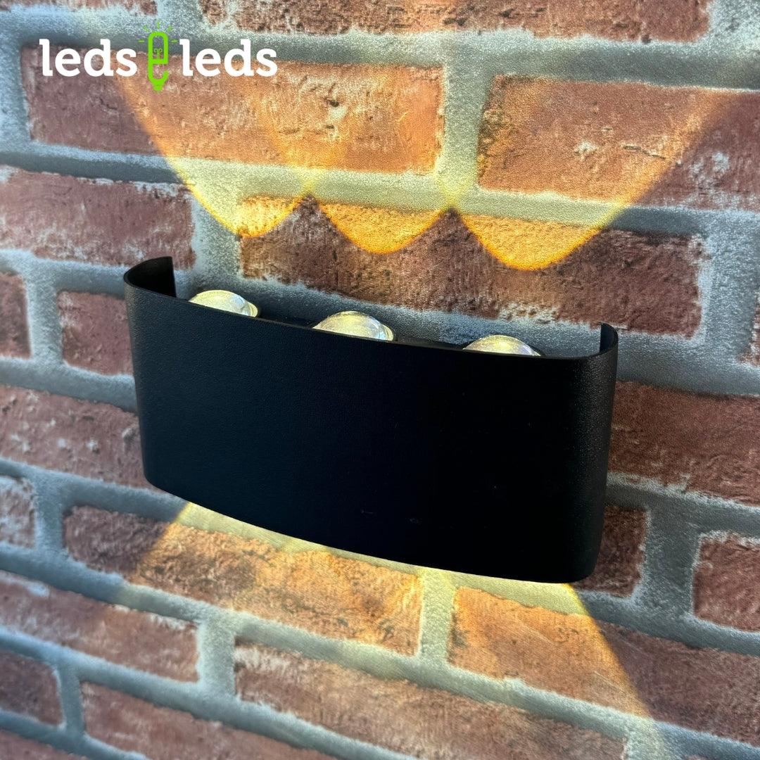 Arandela 6 Fachos de Led