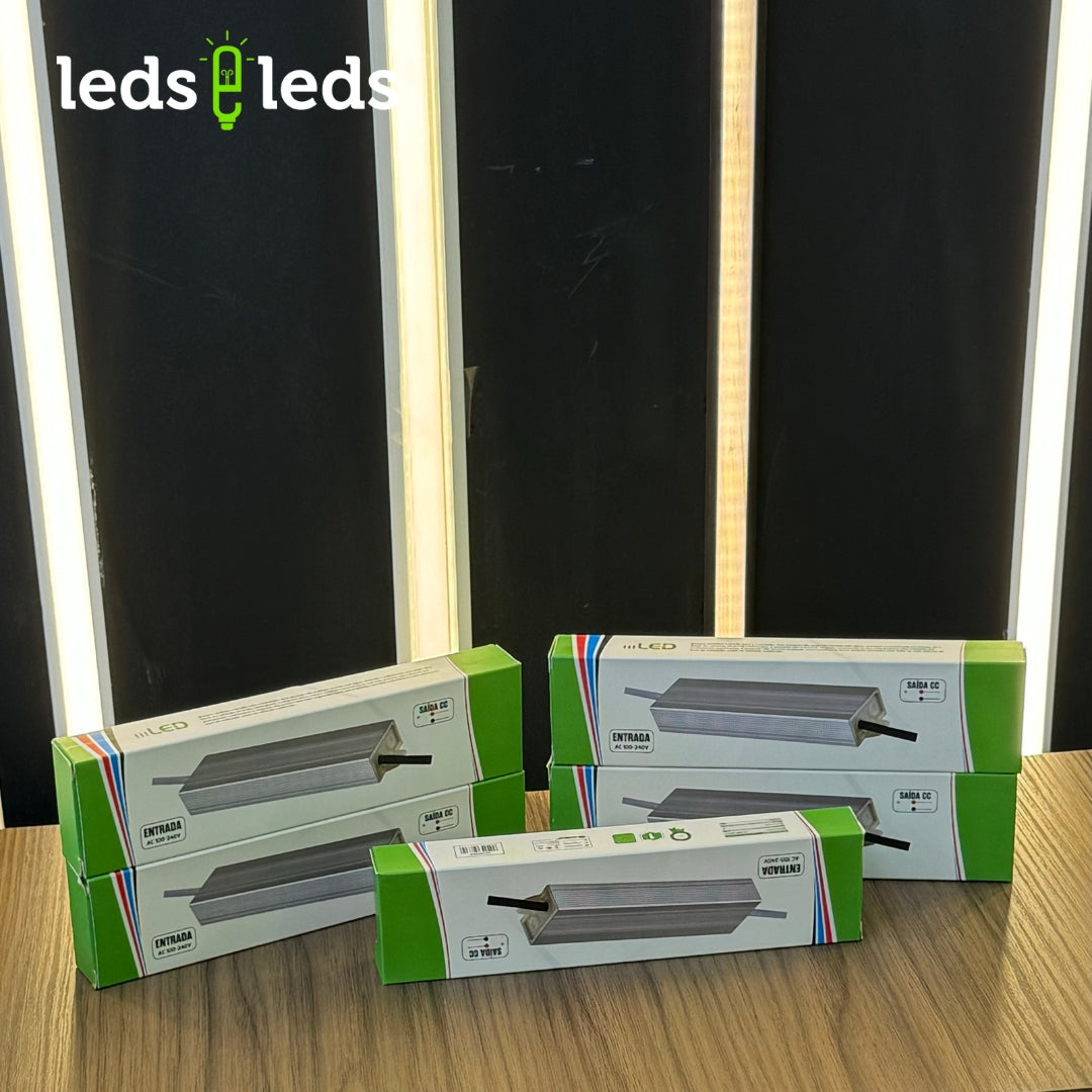 Driver Para Fita Led Parte Slim 150w - IP66