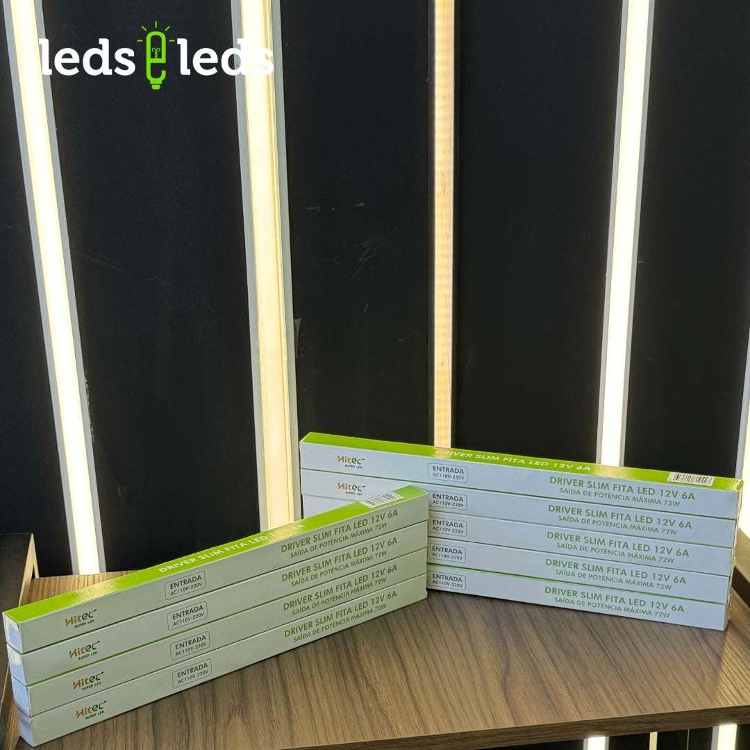 Fonte Slim Para Fita Led 72w